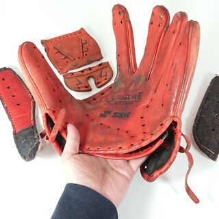 野球のグローブ修理　紐替え　色褪せ　メンテナンス 　ヒモ交換　グラブ  リメイク　GLOVE復活　REVIVALの画像
