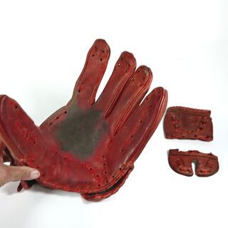 野球のグローブ修理　紐替え　色褪せ　メンテナンス 　ヒモ交換　グラブ  リメイク　GLOVE復活　REVIVALの画像