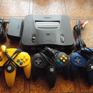 まとめ売り◆NINTENDO64本体＆コントローラー3個＆ソフト...