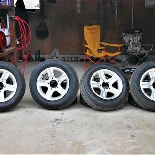 美品 スズキ ジムニー JB23 16インチ 5.5J +22 PCD 139.7 5H 5穴