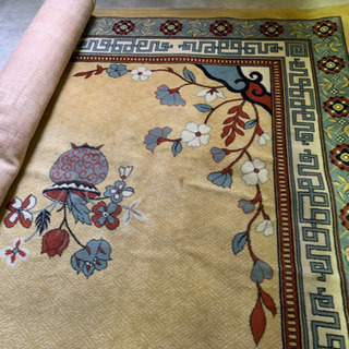 柄物絨毯ウィルトン織8畳の画像