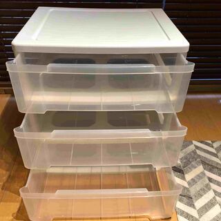 ３段収納ボックス　w63cm×h69cm×d50cm