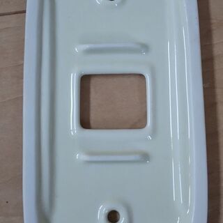 ■スイッチ 化粧カバー プレート １口 陶器の画像