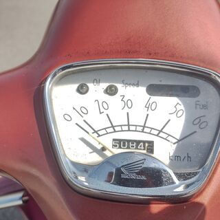 【引取先が決まりました】２ストジョルノ　超希少純正OPリアキャリア付き！　シート張替済　バッテリー新品の画像