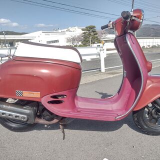 【引取先が決まりました】２ストジョルノ　超希少純正OPリアキャリア付き！　シート張替済　バッテリー新品の画像