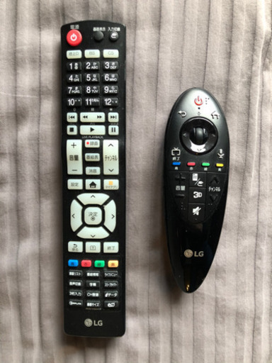 【取引中】値下げ！LG 49インチ4Kテレビとテレビボード黒のセット■ワンオーナー美品■150cm マジックリモコン