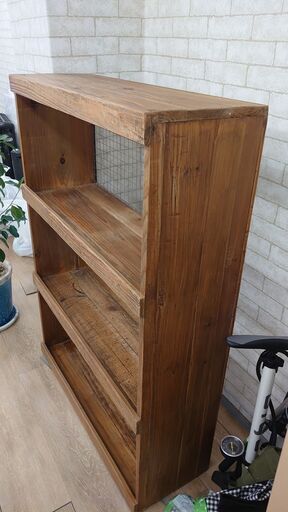 クラッシュゲート　アンティーク調　木製棚・DULTON "BONOX"（ダルトン　ボノックス）スツール　セットで