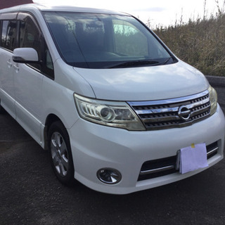 C25 セレナ　ハイウェイスター　内外装綺麗です　車検長
