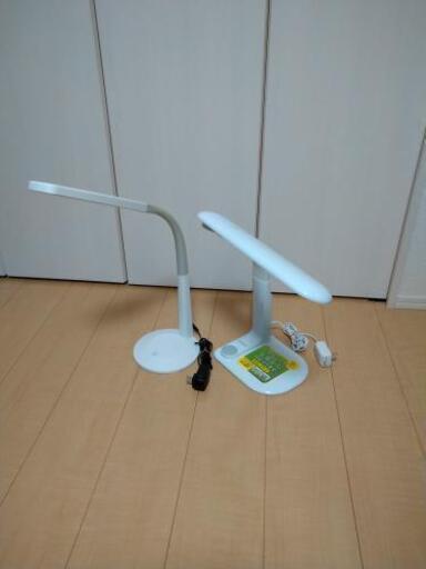 卓上LEDライト(2台美品)