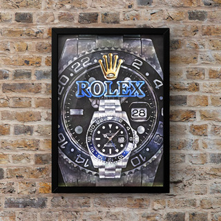 98 Rolexロレックスオマージュアートポスター(フレーム付き)