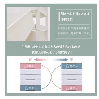アイリスオーヤマ　ウッドトップチェスト タンス 6段 HG-806 ホワイト/ペアーの画像