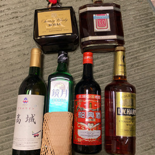 ウィスキー　お酒　紹興酒　鏡月　ワイン