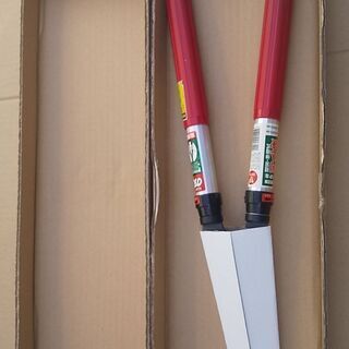 値下げ！！　【未使用品】カマキ 刈込鋏 伸縮式刈込鋏 「のびーる」 No.1310　剪定　ハサミ　の画像