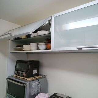 (中古)食器棚(壁取り付けタイプ）差し上げますの画像