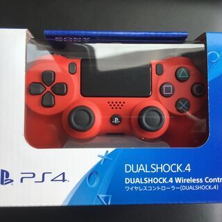 新品未開封　純正　PS4 ワイヤレスコントローラー　レッド 　②