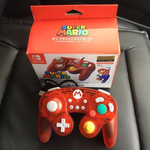 中古美品　ホリ　クラシックコントローラー　for Nintendo Switch /スーパーマリオ HORI NSW-107