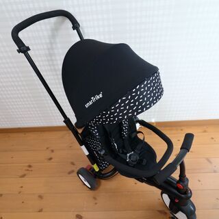 【送料無料】三輪車　スマートトライク　Smar Trike ベビーカー Smart Trike 三輪ベビーカー グレー ロングユース三輪車スマート
