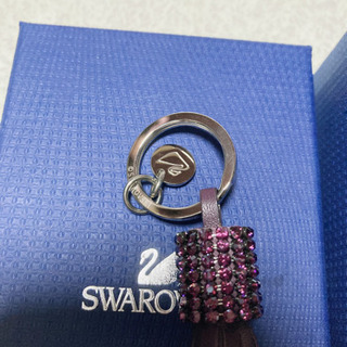 【新品】スワロフスキー　チャーム　キーリングの画像