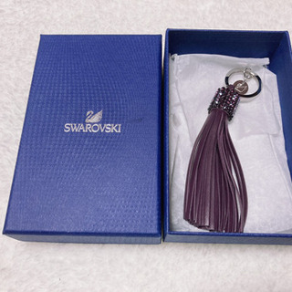 【新品】スワロフスキー　チャーム　キーリングの画像
