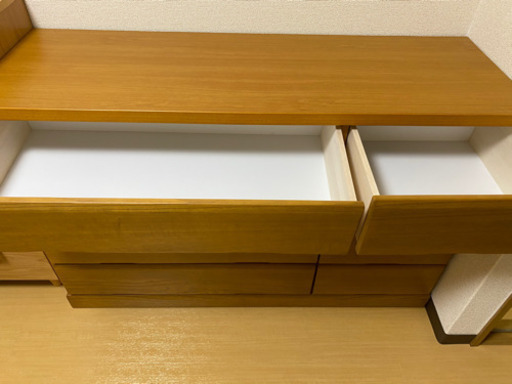 天然木 桐 ローチェスト 幅120 奥行40