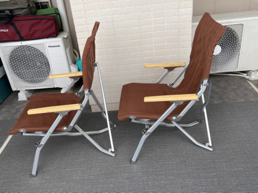 スノーピーク　ローチェア30 ブラウン　2点