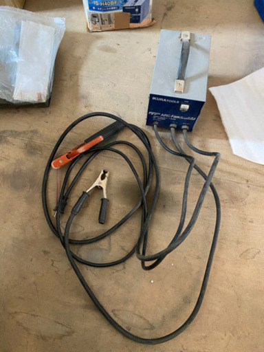 商談中　100vアーク溶接機と100v半自動溶接機