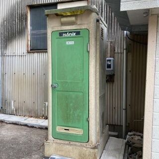 仮設トイレ（お話し中）