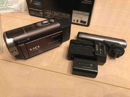 ※決まりました美品sonyハイビジョンビデオカメラcx370v※値下げ交渉可