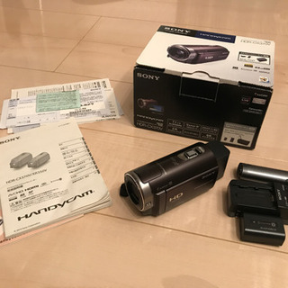 決まりました美品sonyハイビジョンビデオカメラcx370v※値下げ交渉可