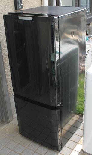 2ドア 冷凍冷蔵庫 146L 三菱 2014年製 黒 宮前区
