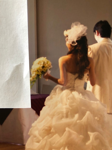 【美品】ウェディング ドレス　ホワイト