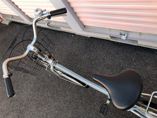 No.193【LEDオートライト,変速なし】★激安★ 中古自転車 ママチャリ  27インチ 軽整備済み 安い 防犯登録 藤沢 横浜 神奈川