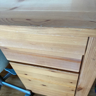 無印良品　学習机の画像