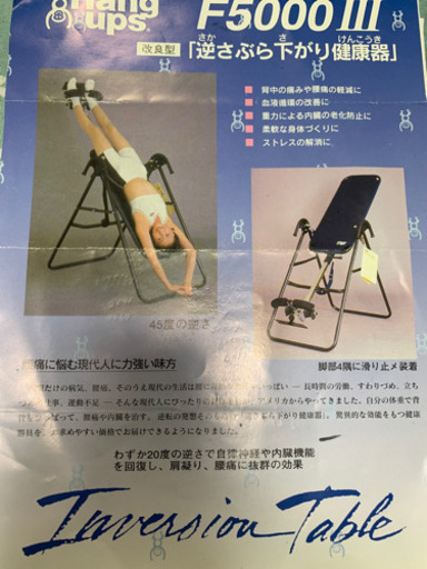 Hang ups 逆さぶら下がり健康器