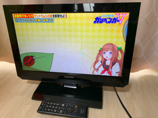 決まりました　TOSHIBA REGZA TV テレビ　19V