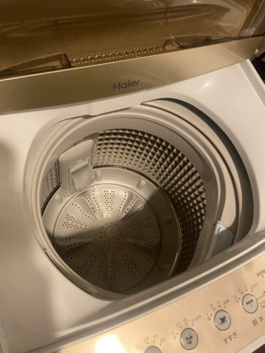 [取引終了][美品] ハイアール 全自動洗濯機 5.5kg