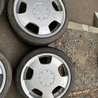 値下げしました。　レパード ローレル インフィニティ アコード　セルシオ　クラウン　セドリック　ベルファイア　アルファード　にロリンザーd93似のホイールの画像