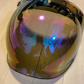 受取終了　ジェットヘルメット可倒式シールド