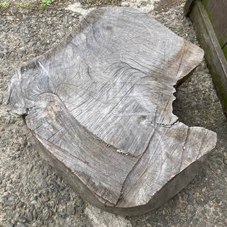 木塊 薪割台 椅子 テーブル 古材 ガーデニングの画像