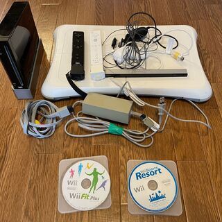 【値下げ】Wii Fit Plus モーションセンサー（ヌンチャ...