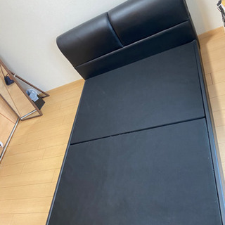 ダブルベットフレーム（黒）