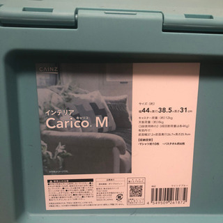 カインズ  キャリコケース　Carico M 水色