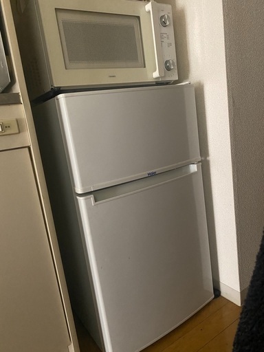 〈冷蔵庫＋オーブントースター＋電子レンジ〉