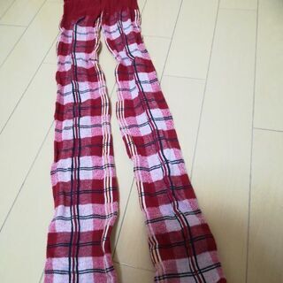 キッドブルー　レギンス　赤チェック
