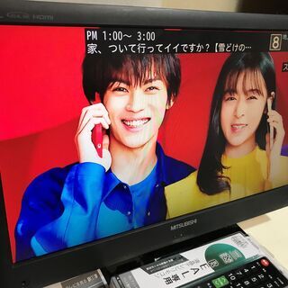 【★美品】デジタルハイビジョン液晶テレビ 19型 MISUBISHI 管理番号No1 (送料無料)の画像