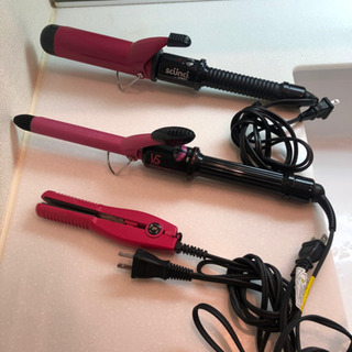 カールアイロン、アイロン3点まとめ売り