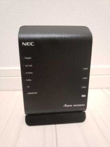 【値引きしました】【ほぼ未使用】wifiルーター NEC