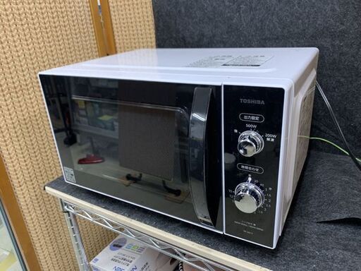 美品 東芝/TOSHIBA 電子レンジ 2018年 ER-SM17 フラットタイプ 横開き ヘルツフリー 17L 南12条店