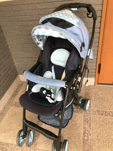 アップリカ  ベビーカー  フライル　水色　おまけ付き！