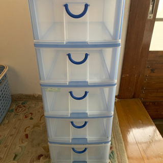 引き出し収納　プラスチックチェスト